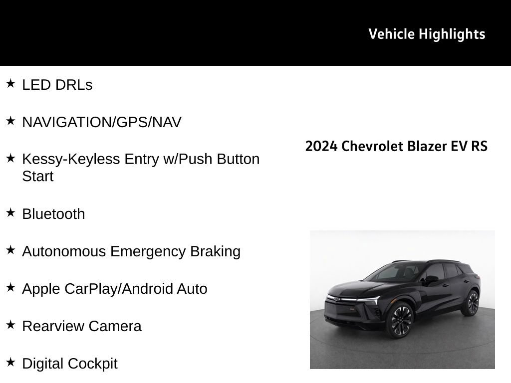 Used 2024 Chevrolet Blazer EV RS AWD/4WD image 29