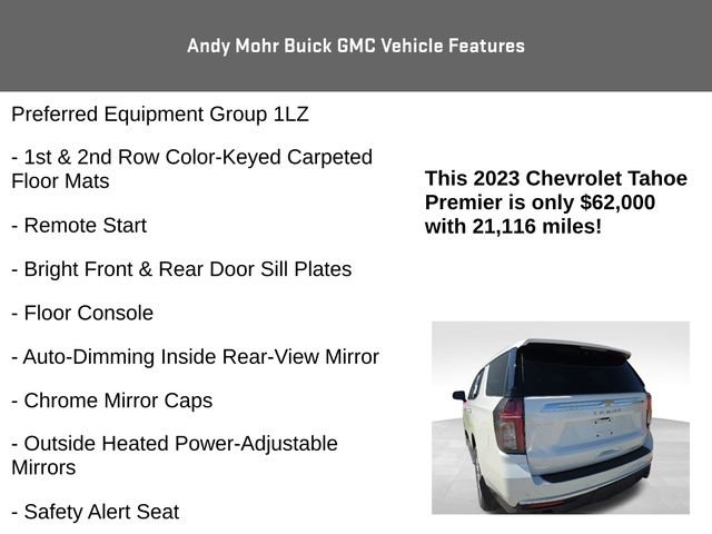 Used 2023 Chevrolet Tahoe Premier w/ Advanced Technology Package AWD/4WD image 16
