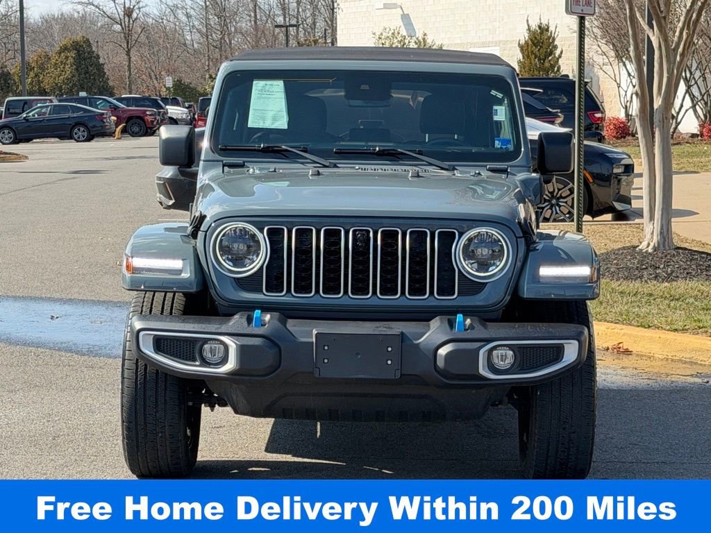 Used 2024 Jeep Wrangler Unlimited Sahara w/ Technology Group image 3