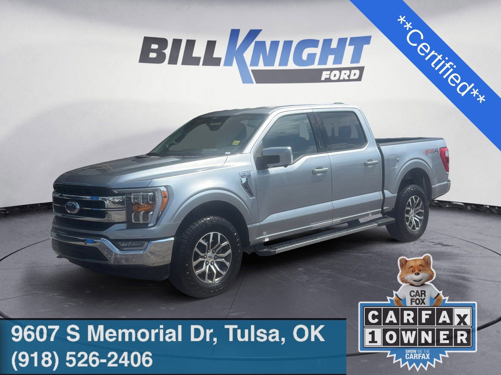 Certified 2021 Ford F150 Lariat w/ Equipment Group 501A Mid