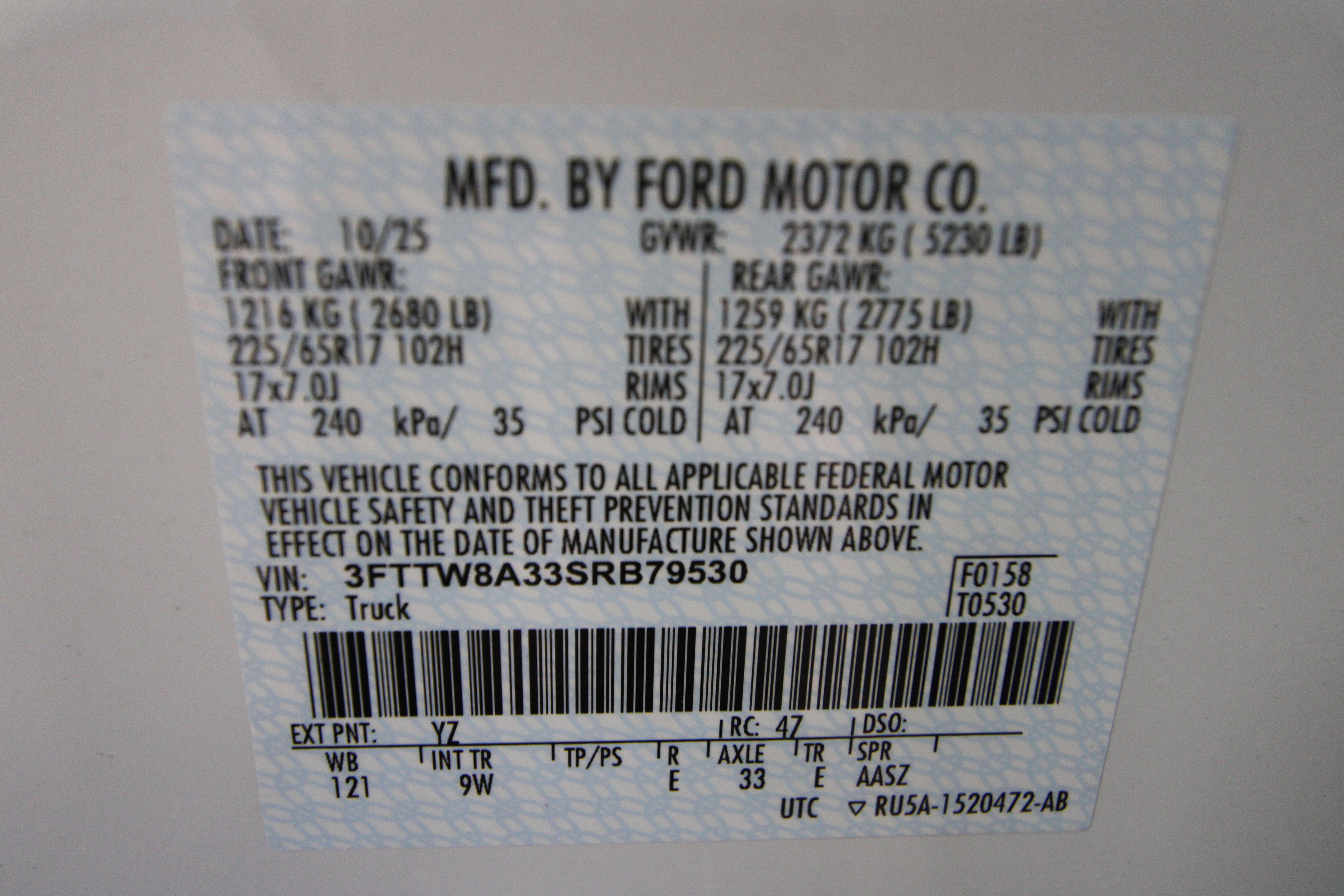 New 2025 Ford Maverick XL image 35