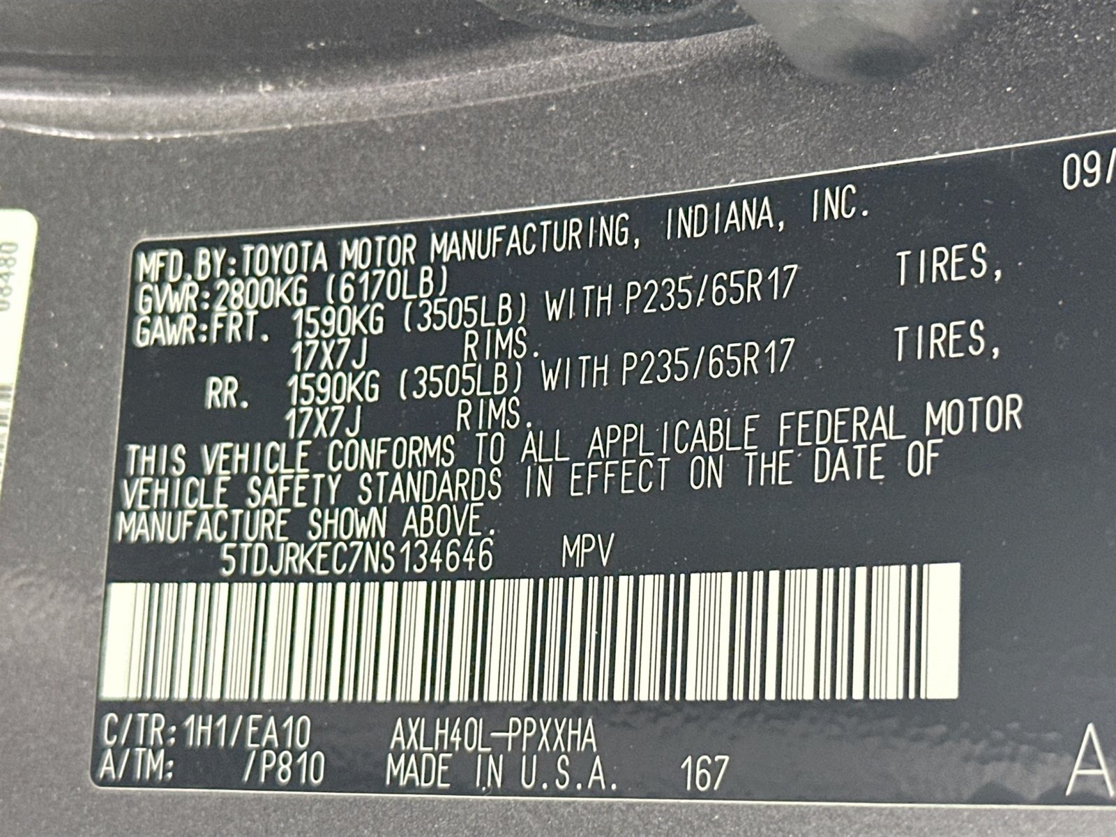 Used 2022 Toyota Sienna XLE w/ XLE Plus Package FWD image 34