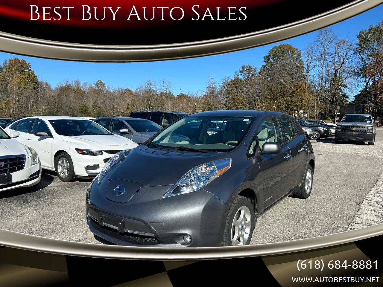 Used 2014 Nissan Leaf SV w/ LED & Quick Charge Package image 1