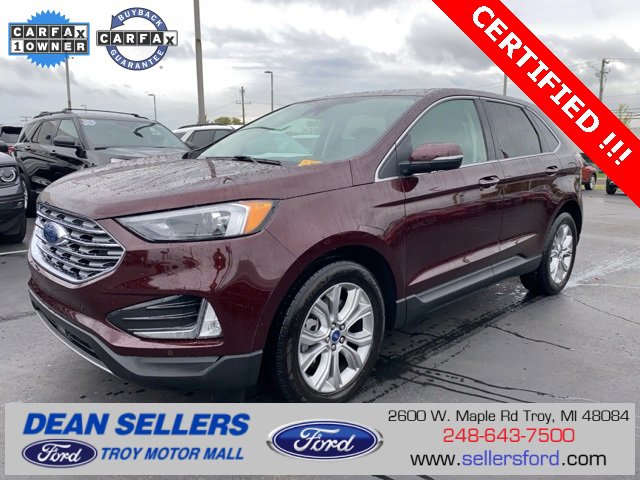 Certified 2022 Ford Edge Titanium