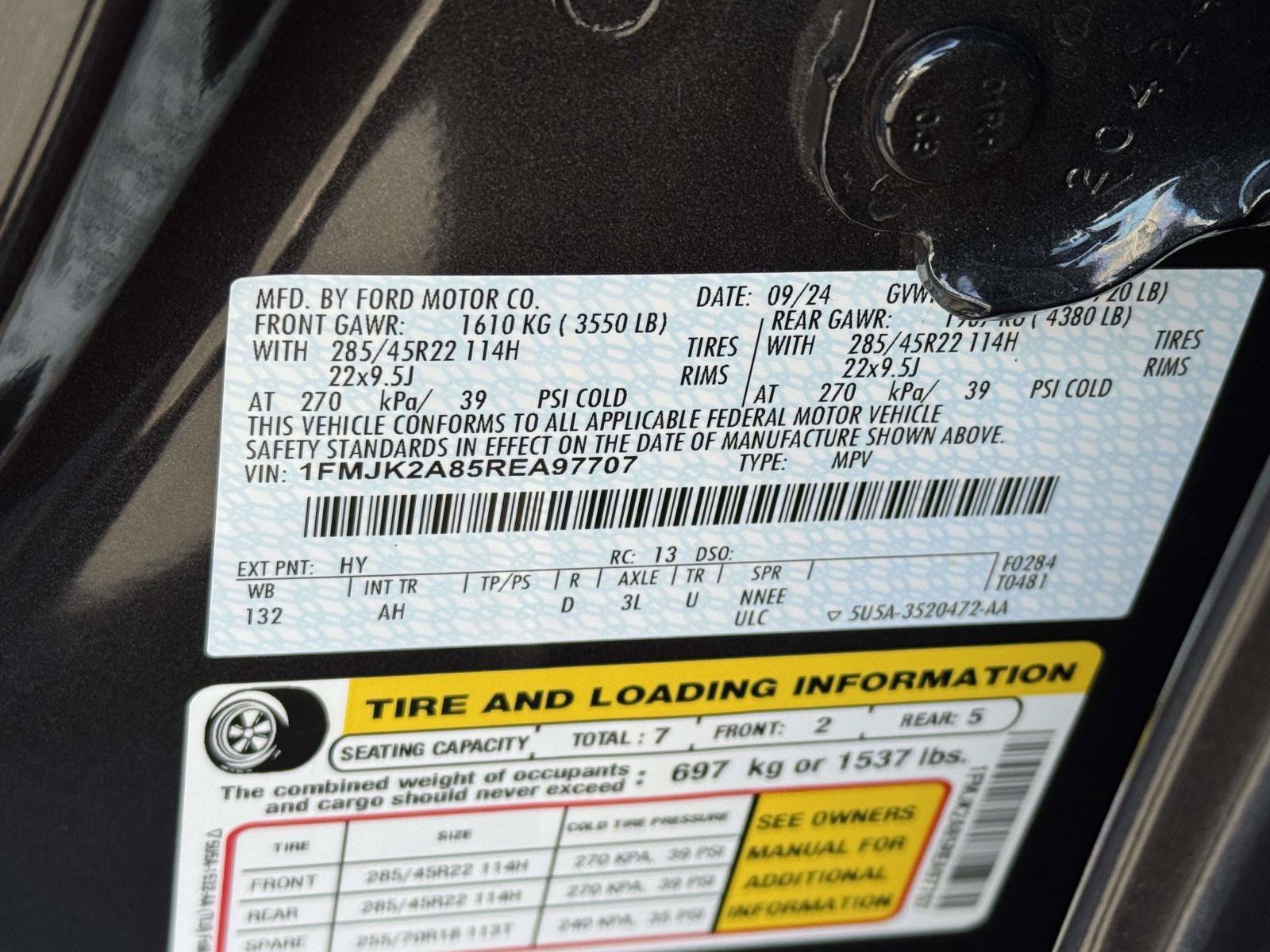Used 2024 Ford Expedition Max Limited AWD/4WD image 18
