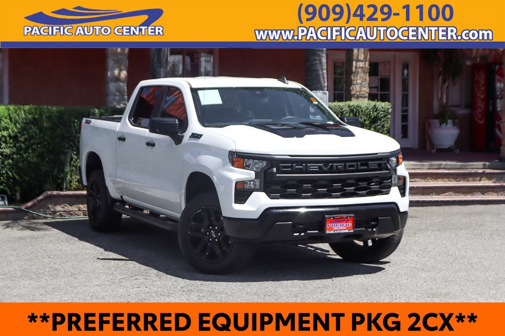 Used 2024 Chevrolet Silverado 1500 Custom Trail Boss w/ Turbomax Blackout Package