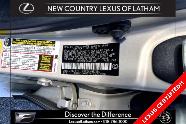 Used 2020 Lexus ES 350 w/ Premium Package image 21