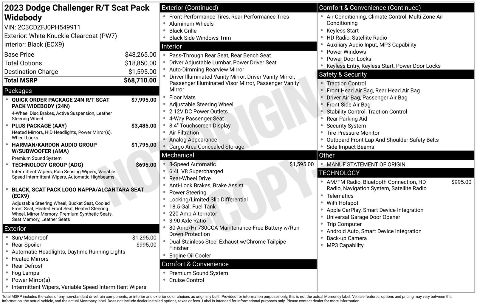 Used 2023 Dodge Challenger R/T Scat Pack image 36