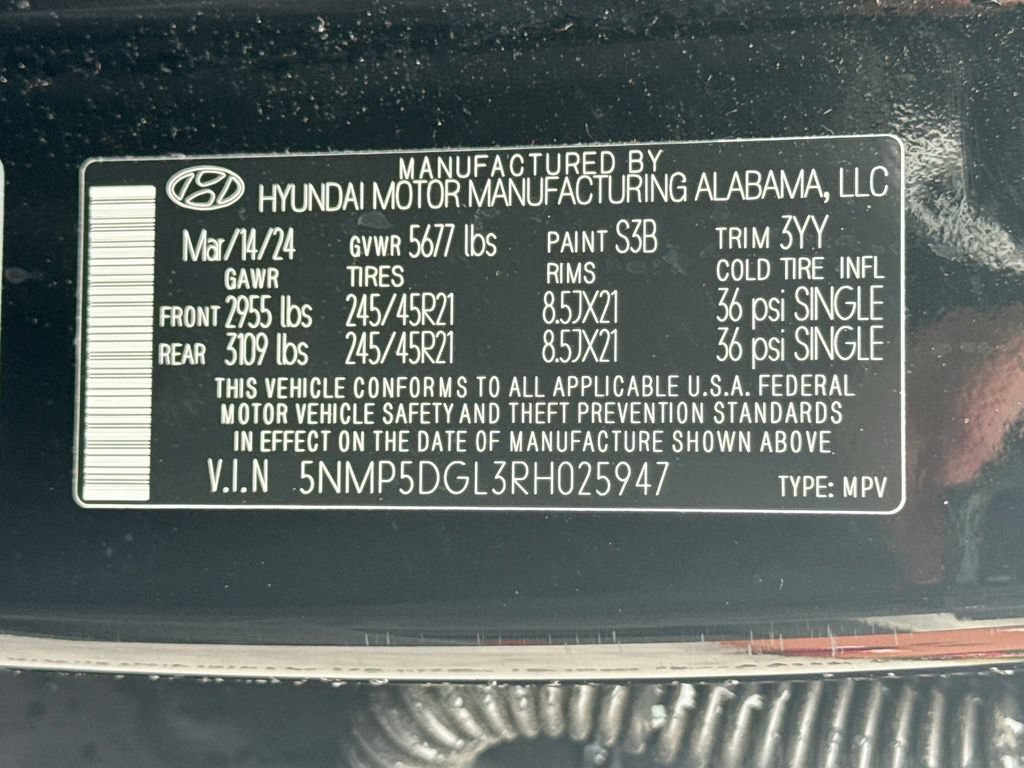 Used 2024 Hyundai Santa Fe Calligraphy AWD/4WD image 34