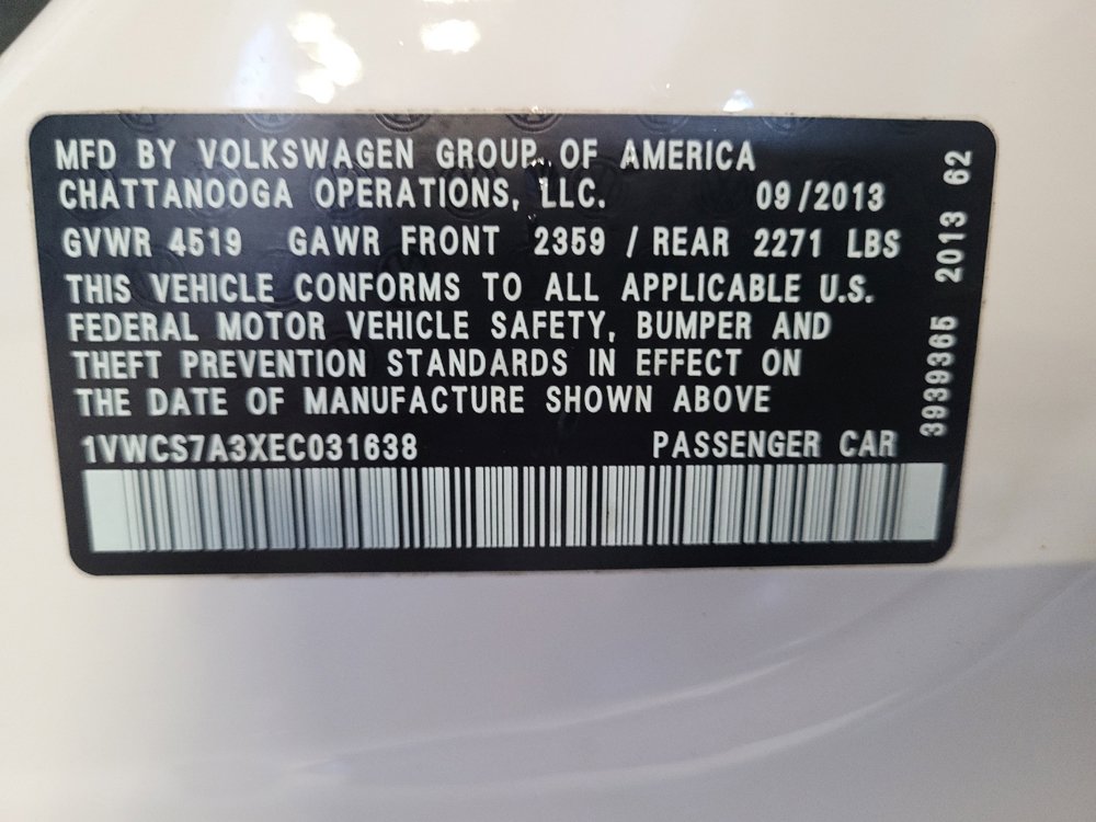 Used 2014 Volkswagen Passat 1.8T SEL Premium image 33