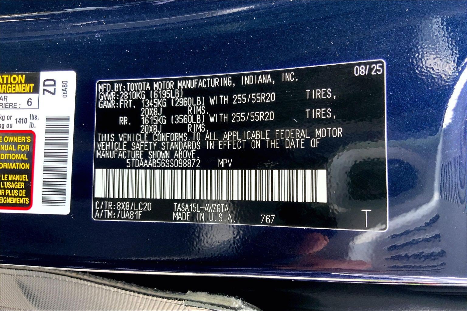 Used 2025 Toyota Grand Highlander AWD image 38