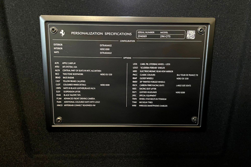 Certified 2023 Ferrari 296 GTS image 71