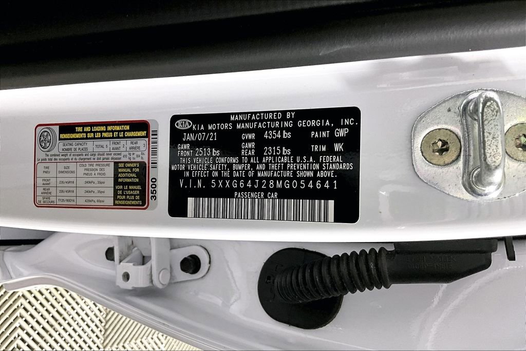 Used 2021 Kia K5 GT-Line w/ GT-Line FWD Premium Package image 32