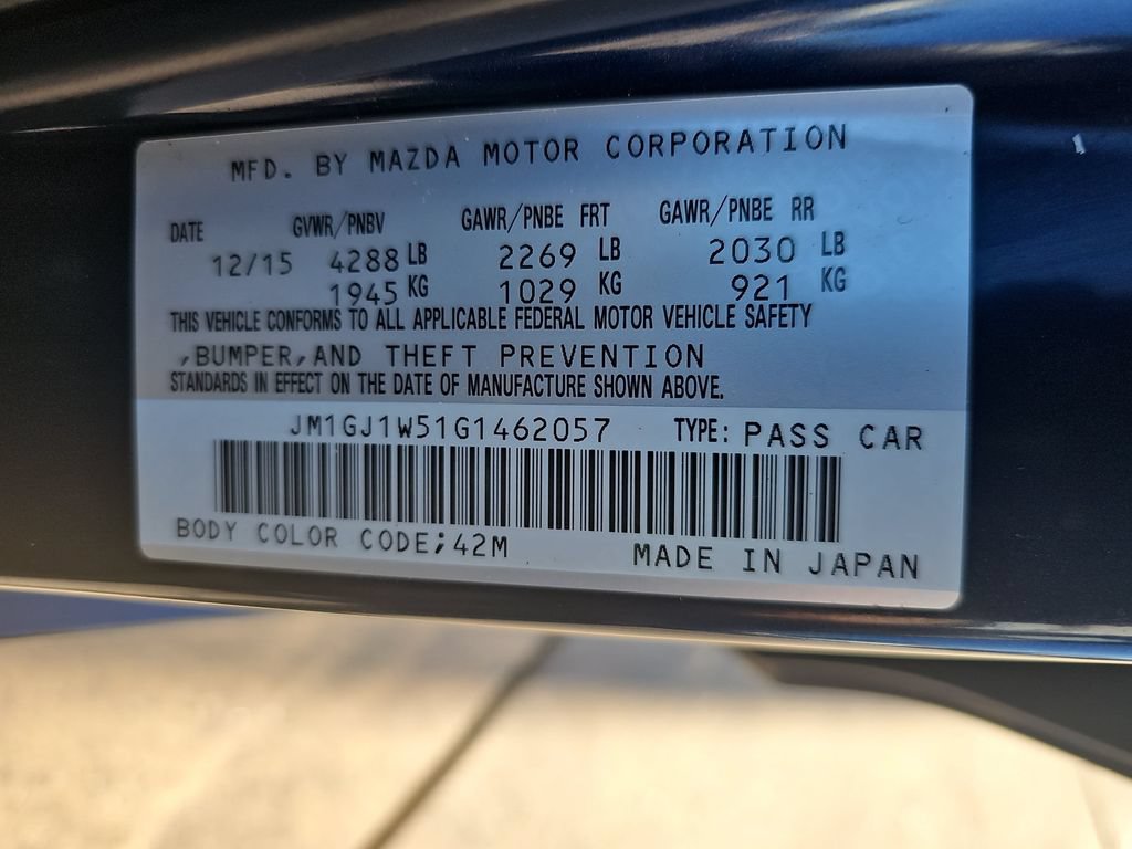 Used 2016 MAZDA MAZDA6 Grand Touring w/ GT Technology Package FWD image 41