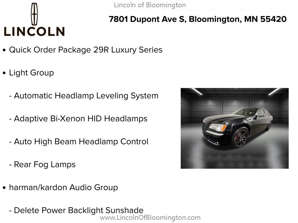 Used 2013 Chrysler 300 C Luxury Series w/ Harman Kardon Audio Group image 5