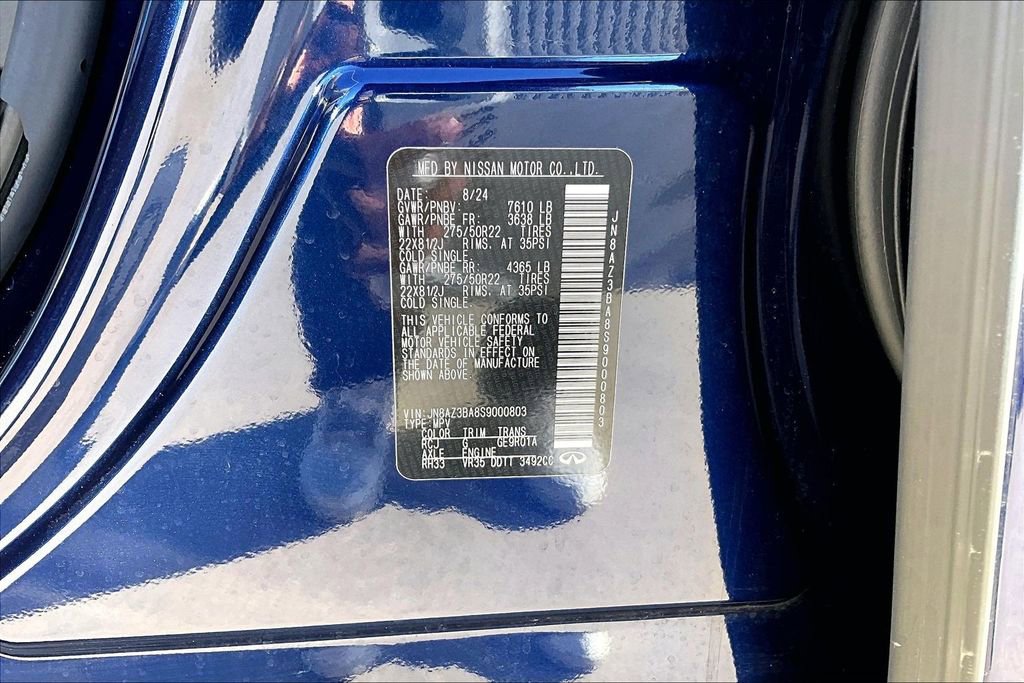 Certified 2025 INFINITI QX80 Luxe image 46