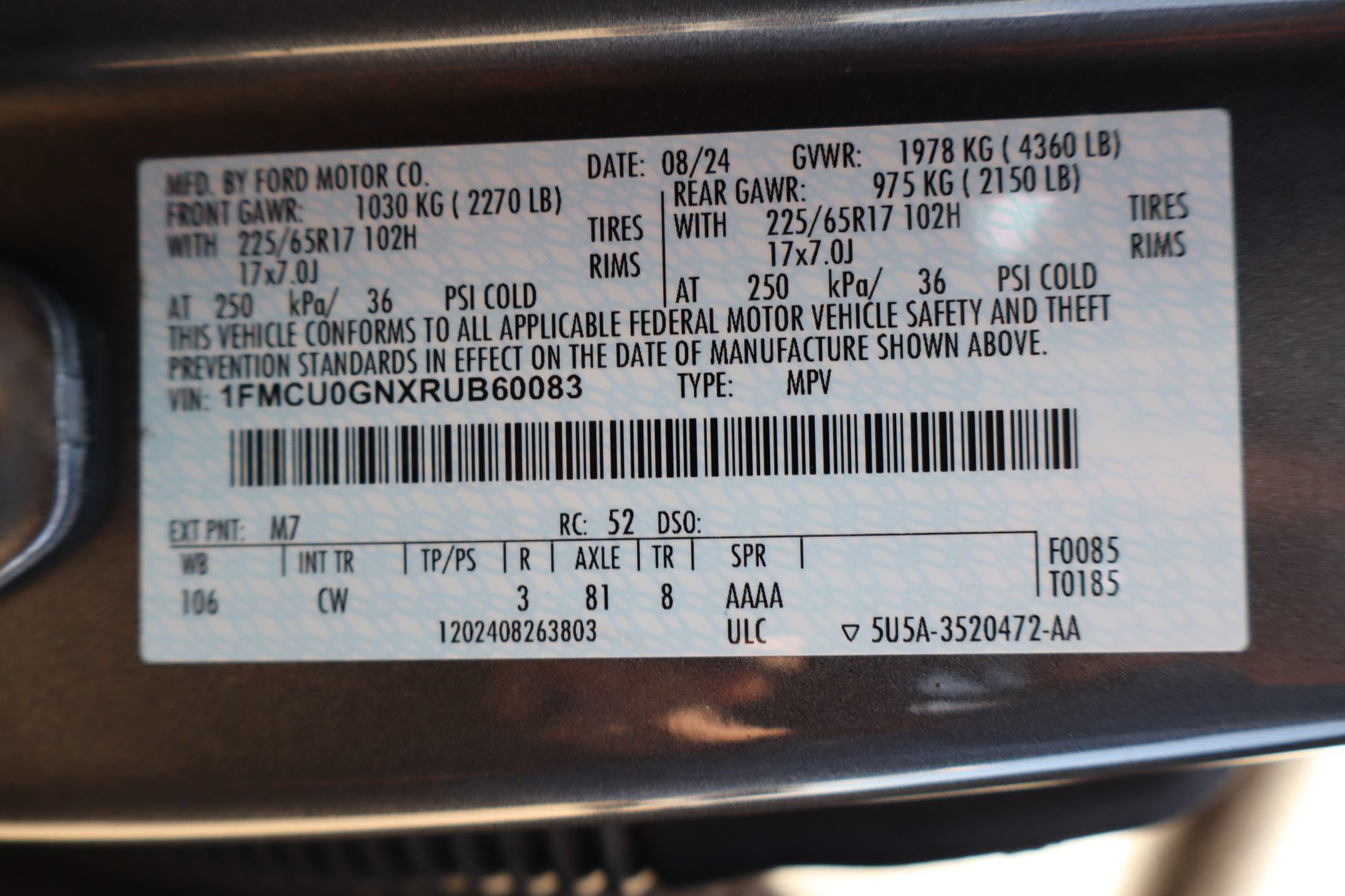 Used 2024 Ford Escape Active FWD image 30