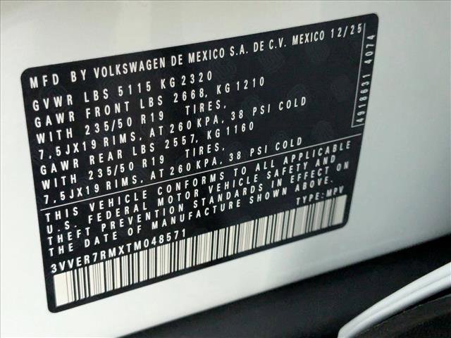 New 2026 Volkswagen Tiguan SE image 17