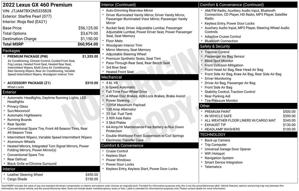 Used 2022 Lexus GX 460 Premium w/ Premium Package image 15