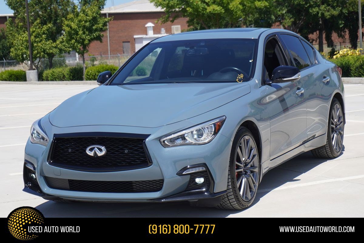 Used 2021 INFINITI Q50 Red Sport 400 w/ Proactive Package AWD/4WD image 1