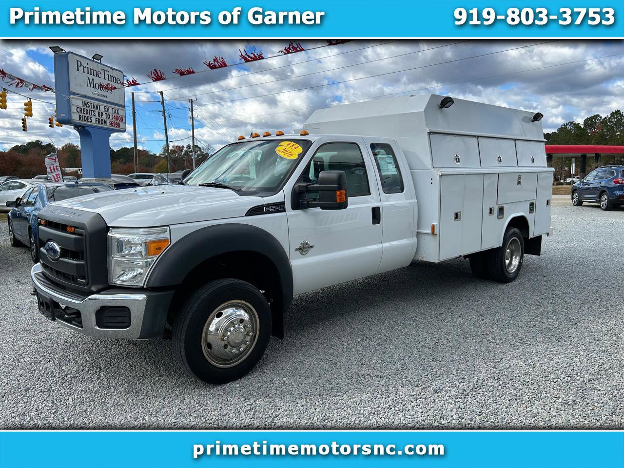 Used 2016 Ford F550 4x4 SuperCab Super Duty