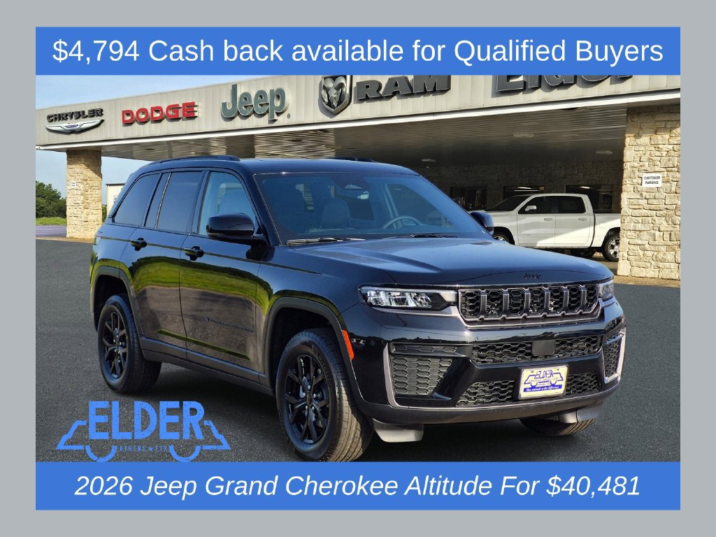 New 2026 Jeep Grand Cherokee Altitude RWD 360° Tour