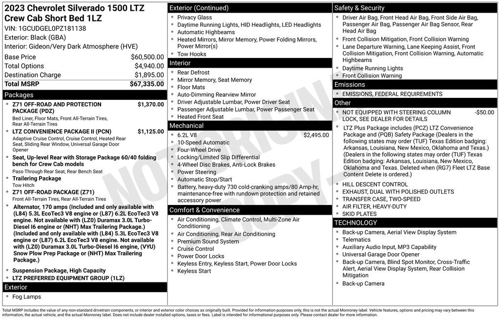 Used 2023 Chevrolet Silverado 1500 LTZ image 7