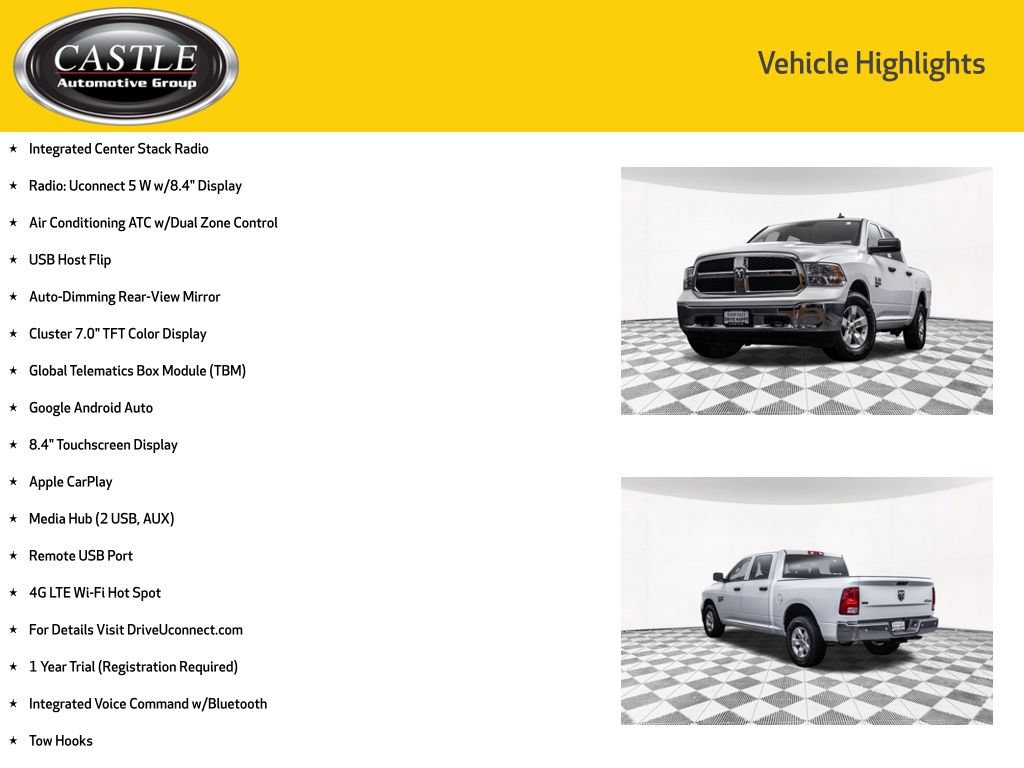 Used 2022 RAM 1500 Classic SLT w/ Electronics Group AWD/4WD image 7