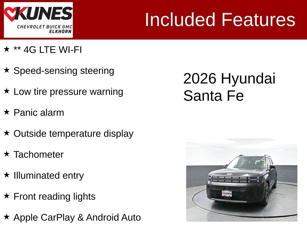 Used 2026 Hyundai Santa Fe SEL AWD/4WD image 3