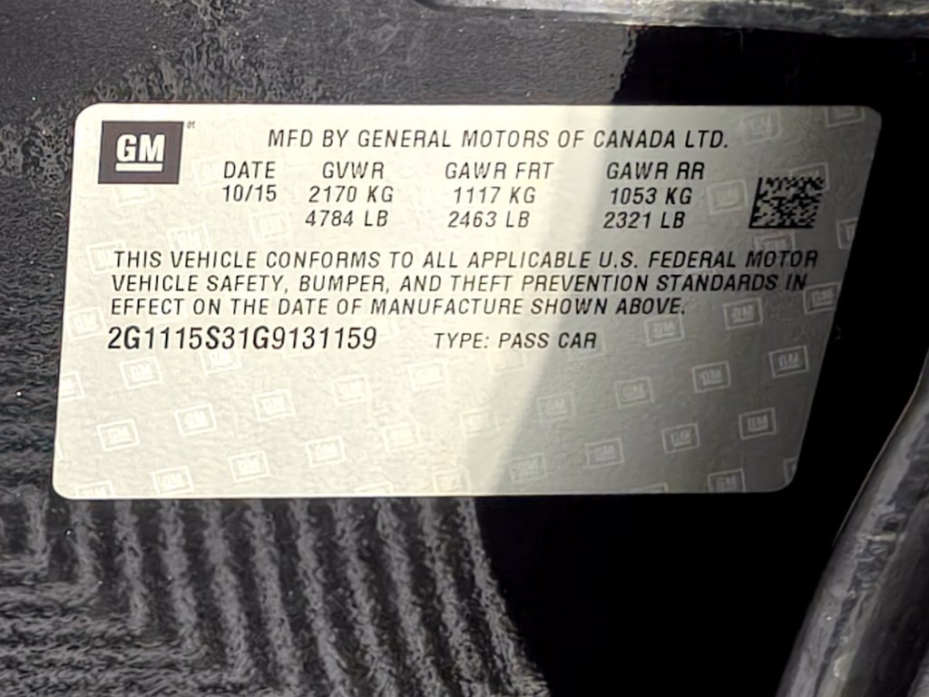 Used 2016 Chevrolet Impala LT w/ Convenience Package FWD image 44