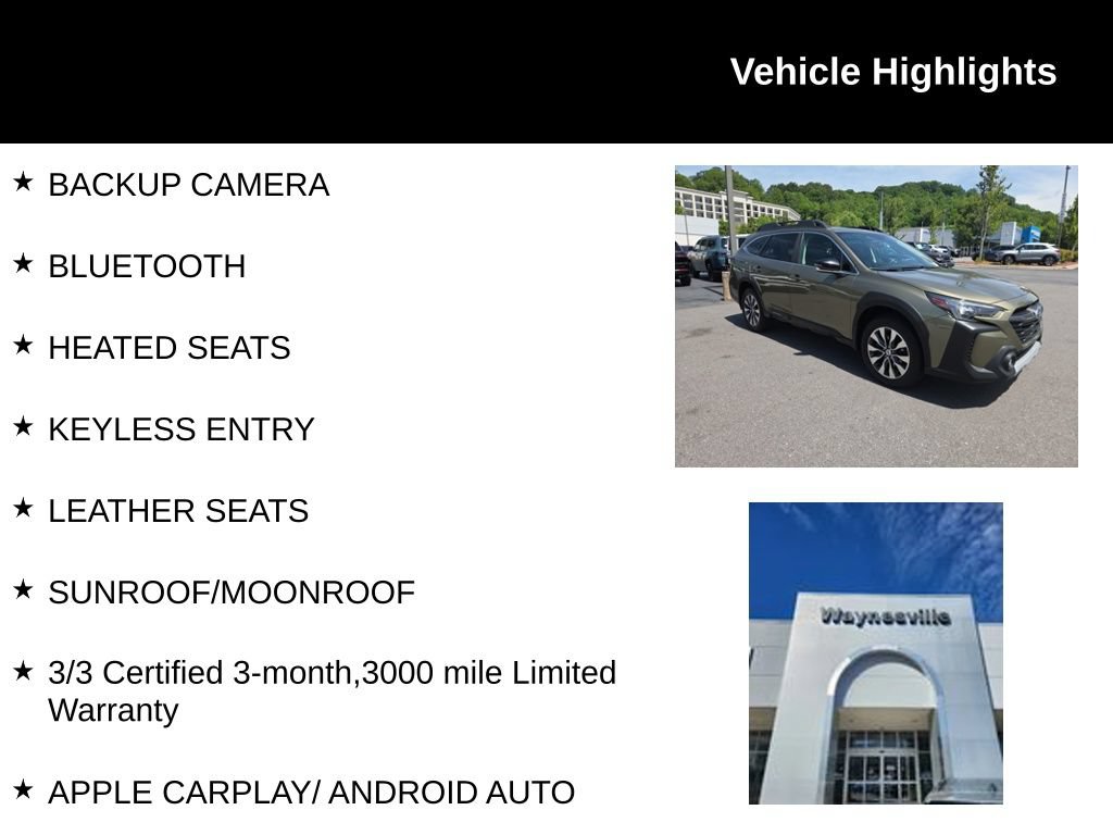Used 2023 Subaru Outback Limited XT w/ Popular Package #2 AWD/4WD image 2