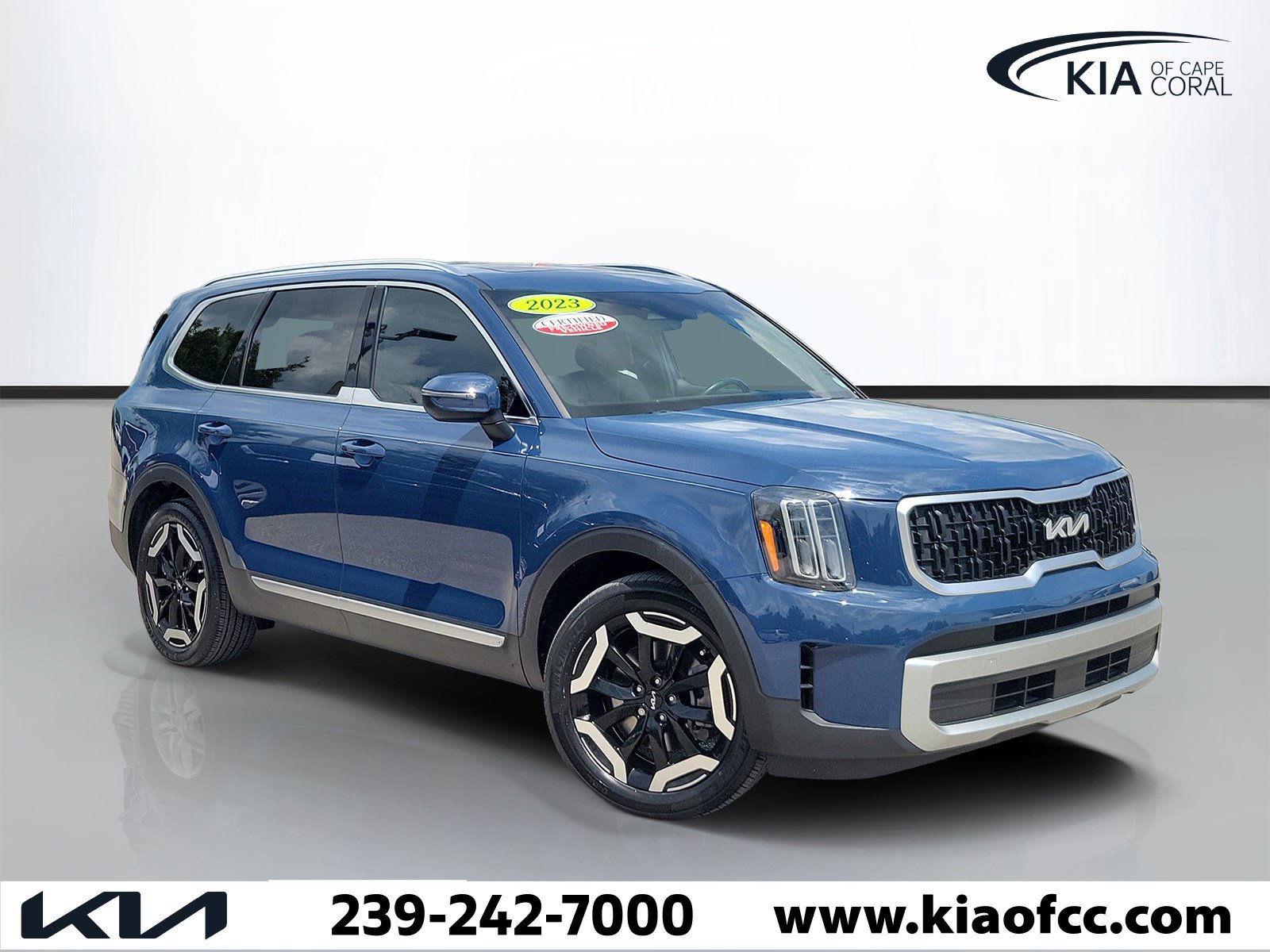 Certified 2023 Kia Telluride EX w/ EX Captain's Chair Package AWD/4WD video 1