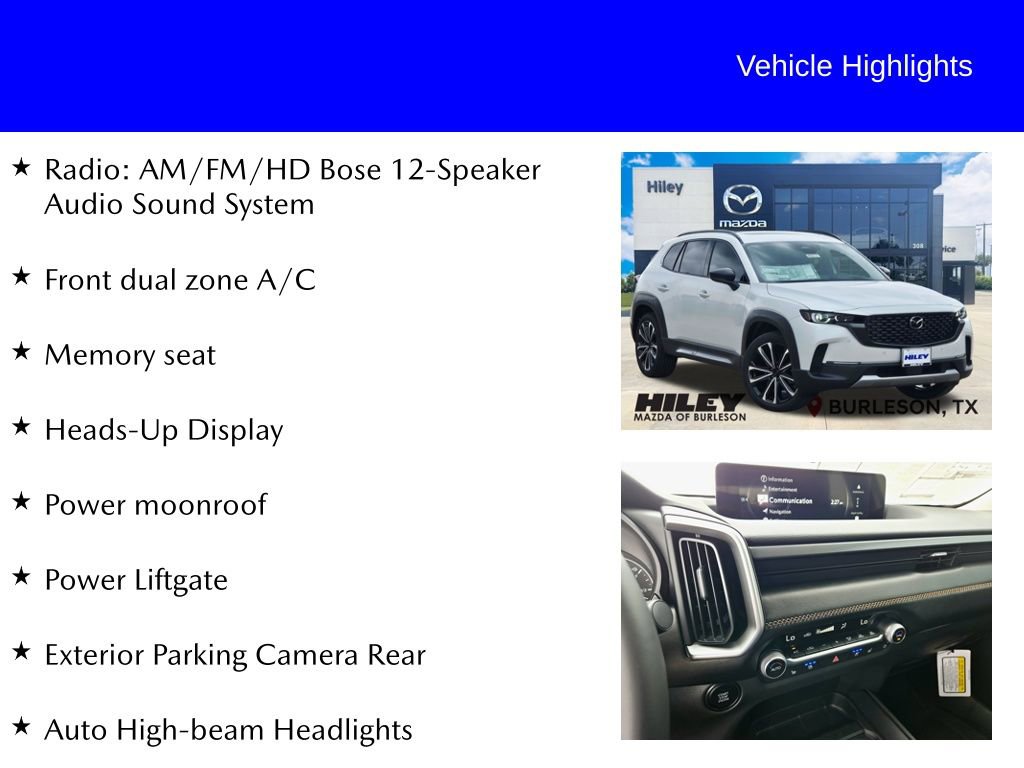 New 2026 MAZDA CX-50 AWD 2.5 S w/ Accent Package image 9