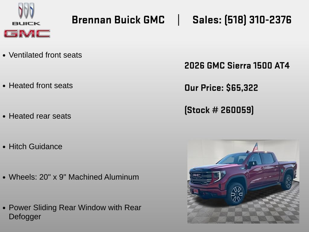 New 2026 GMC Sierra 1500 AT4 w/ AT4 Premium Package AWD/4WD image 30