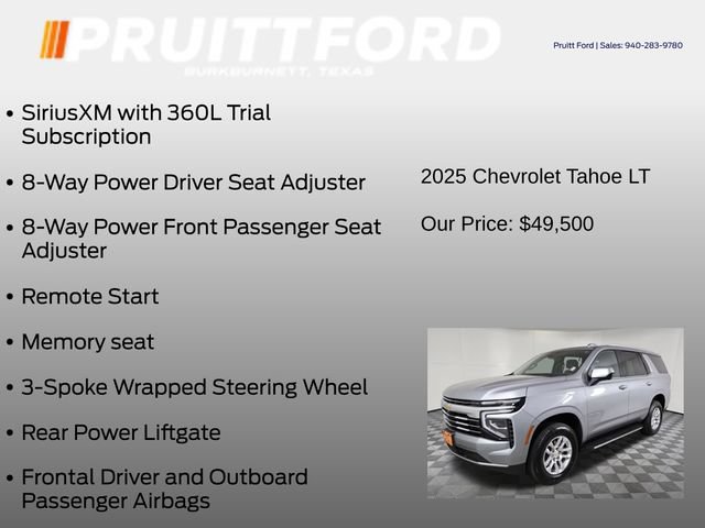 Used 2025 Chevrolet Tahoe LT RWD image 25