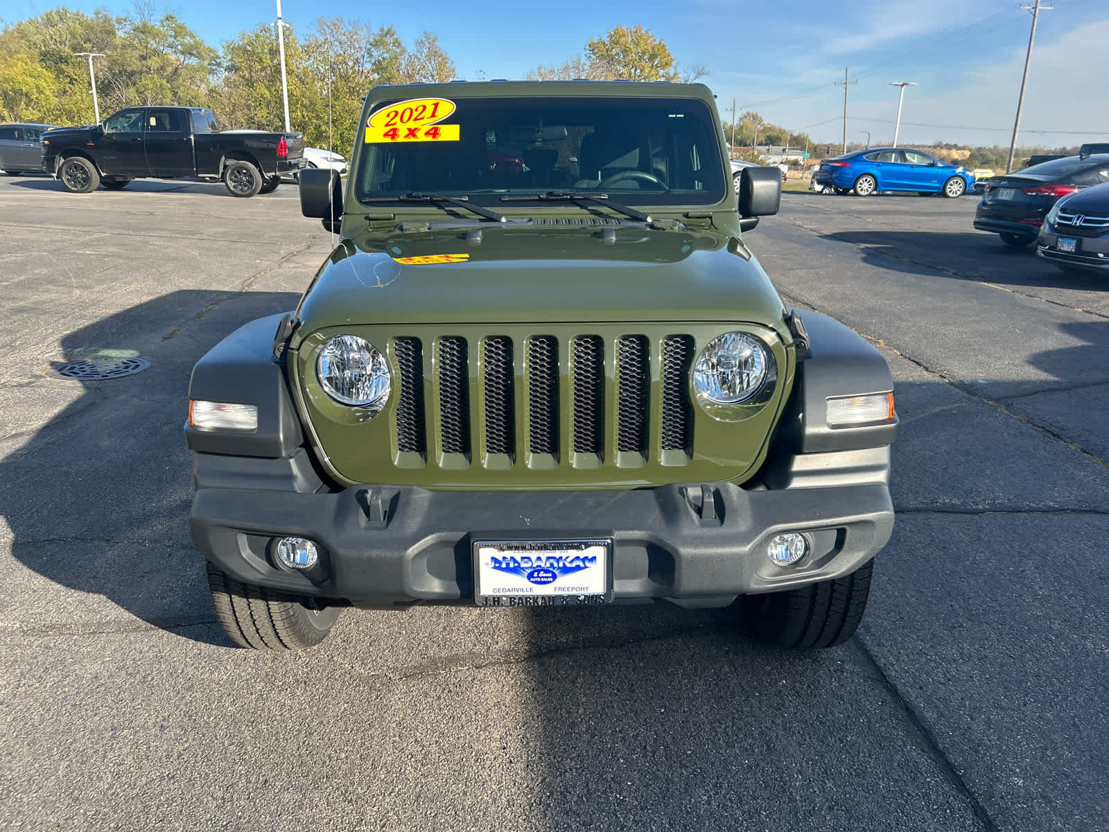 Used 2021 Jeep Wrangler Unlimited Sport AWD/4WD image 8
