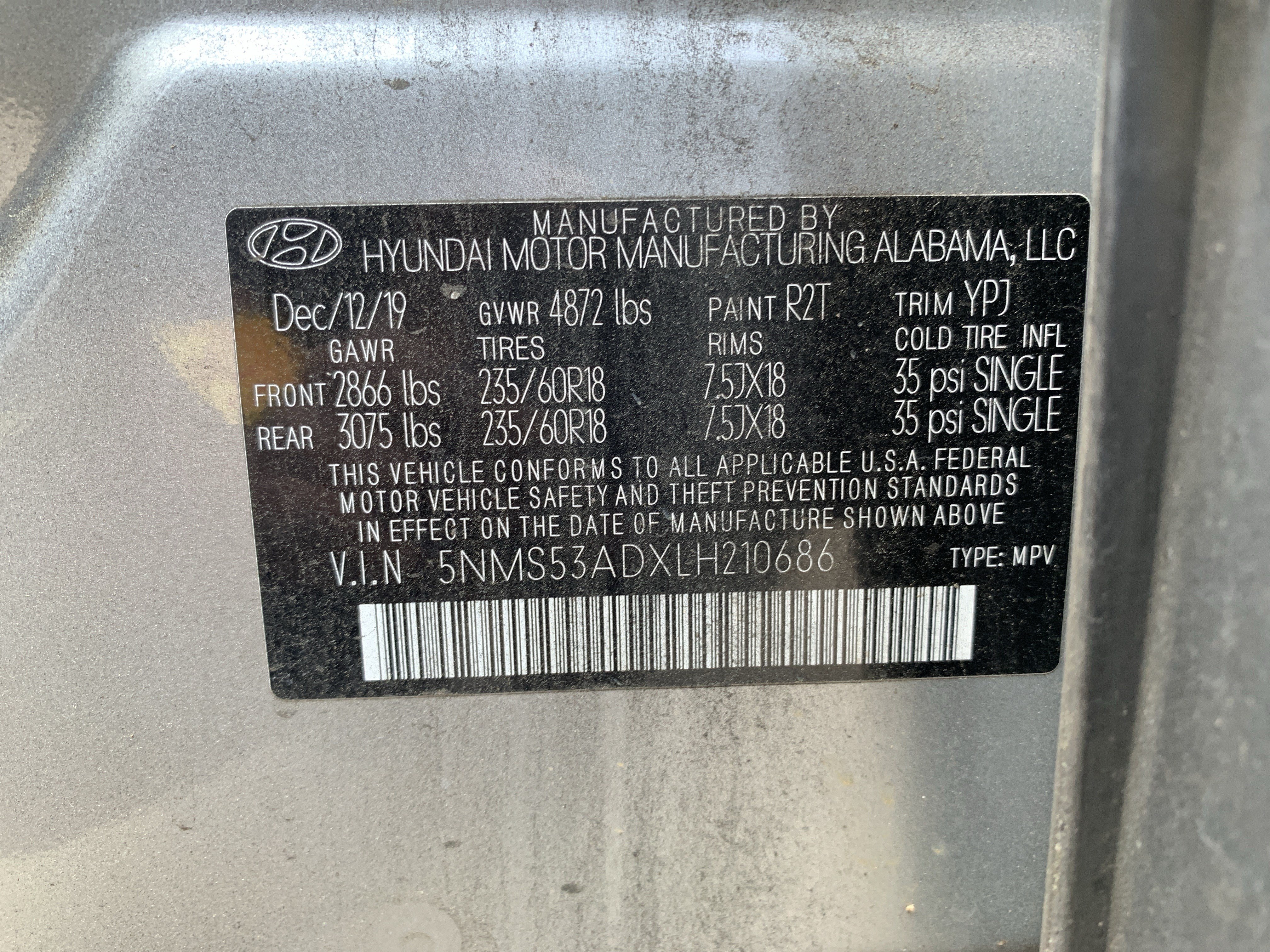 Used 2020 Hyundai Santa Fe Limited w/ Cargo Package FWD image 36