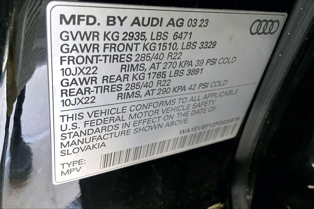 Used 2023 Audi Q8 Premium Plus w/ Premium Plus Package AWD/4WD image 19