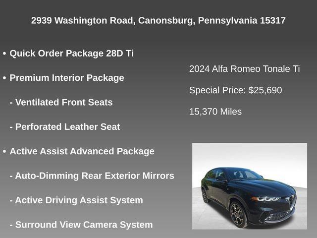 Used 2024 Alfa Romeo Tonale Ti AWD/4WD image 3