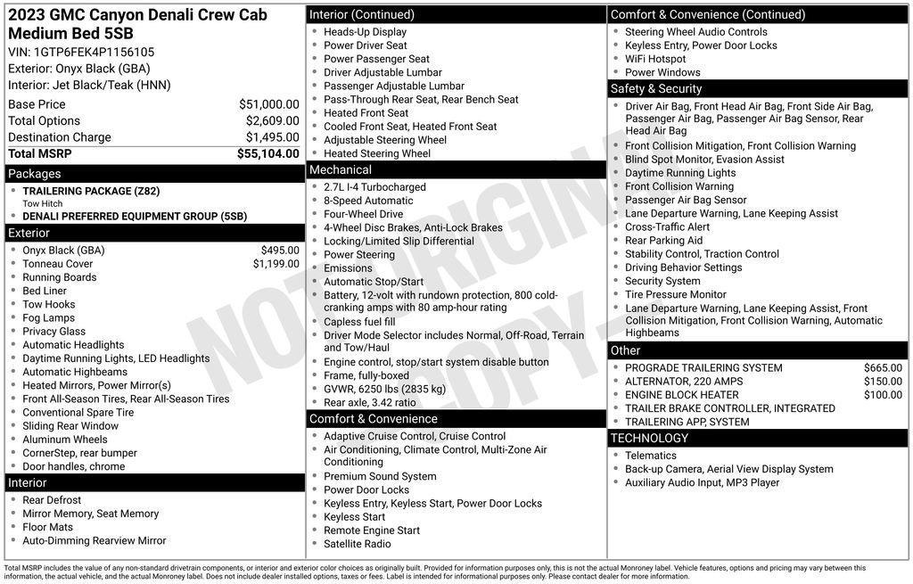 Used 2023 GMC Canyon Denali image 9