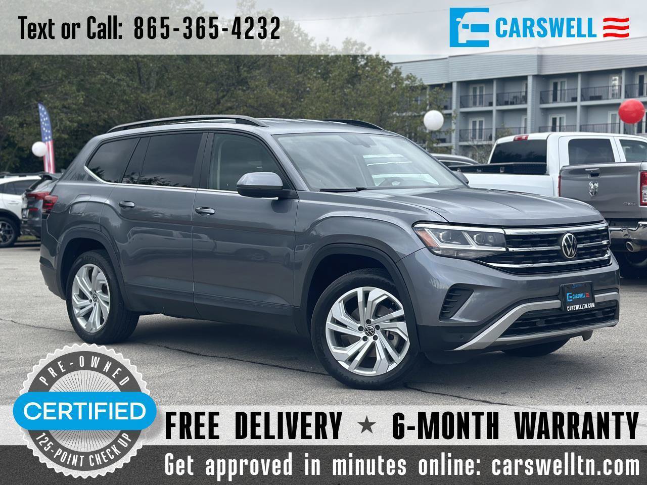 Used 2021 Volkswagen Atlas SE