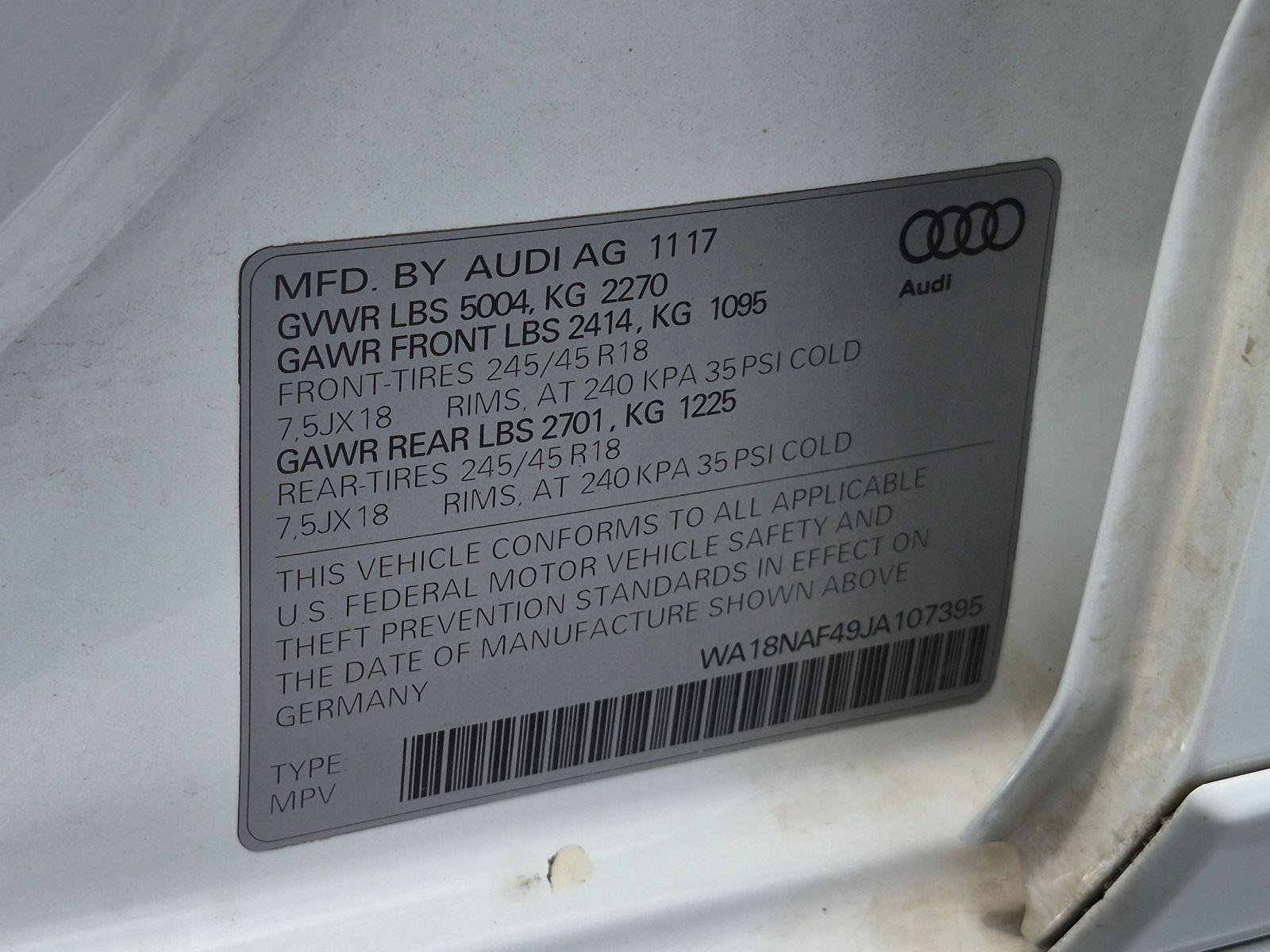 Used 2018 Audi A4 2.0T allroad Premium Plus AWD/4WD image 41