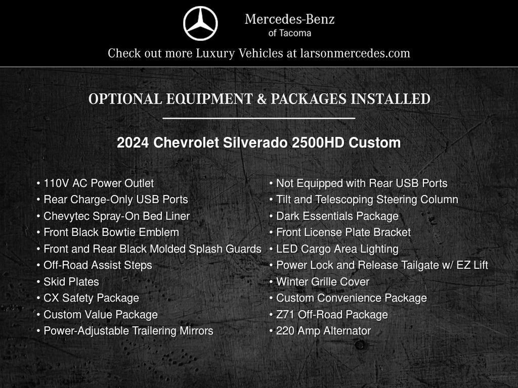 Used 2024 Chevrolet Silverado 2500 Custom w/ Custom Value Package image 3