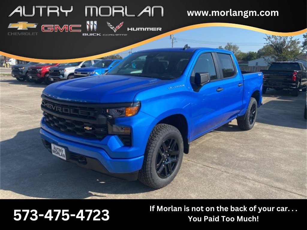 New 2026 Chevrolet Silverado 1500 Custom w/ Turbomax Blackout Package