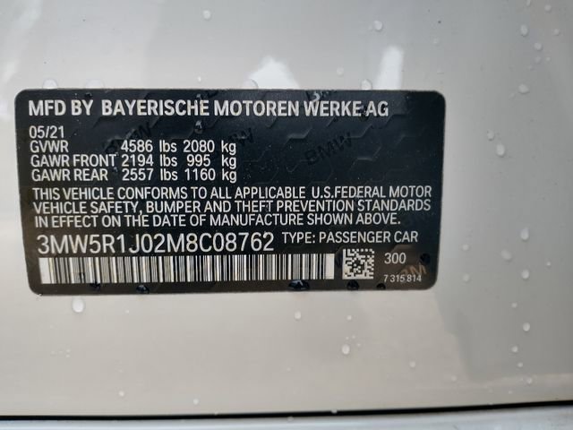 Used 2021 BMW 330i Sedan w/ Driving Assistance Package image 27