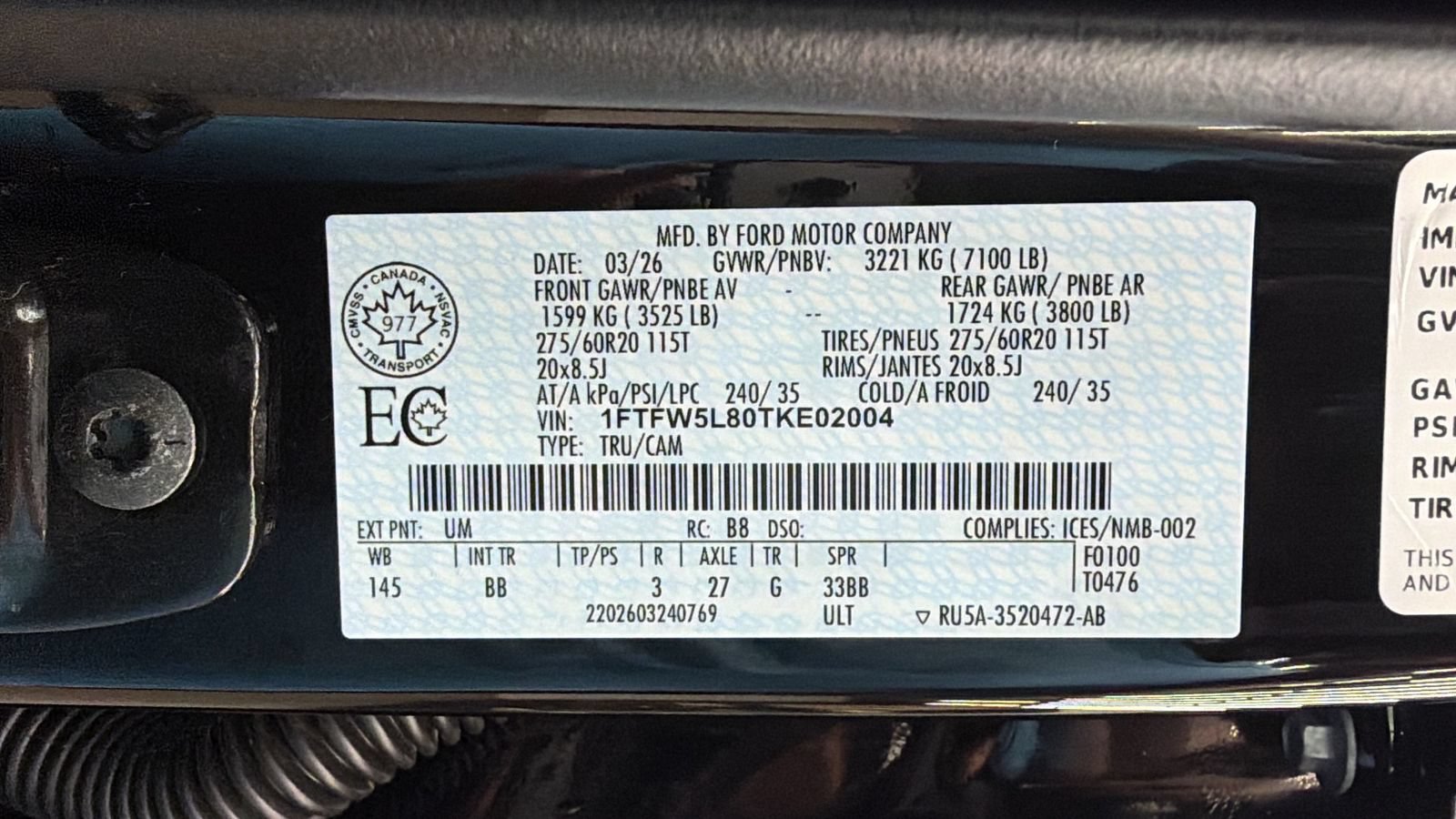 Used 2026 Ford F150 Lariat AWD/4WD image 42