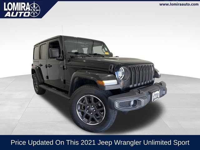 Used 2021 Jeep Wrangler Unlimited Sport AWD/4WD image 1