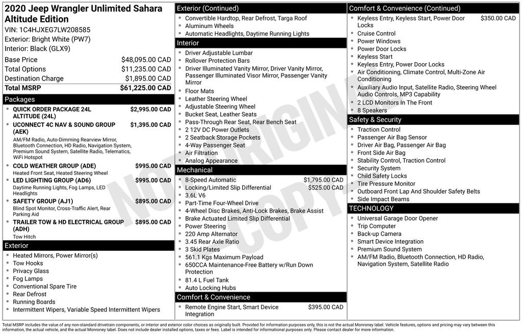 Used 2020 Jeep Wrangler Unlimited Sahara image 30