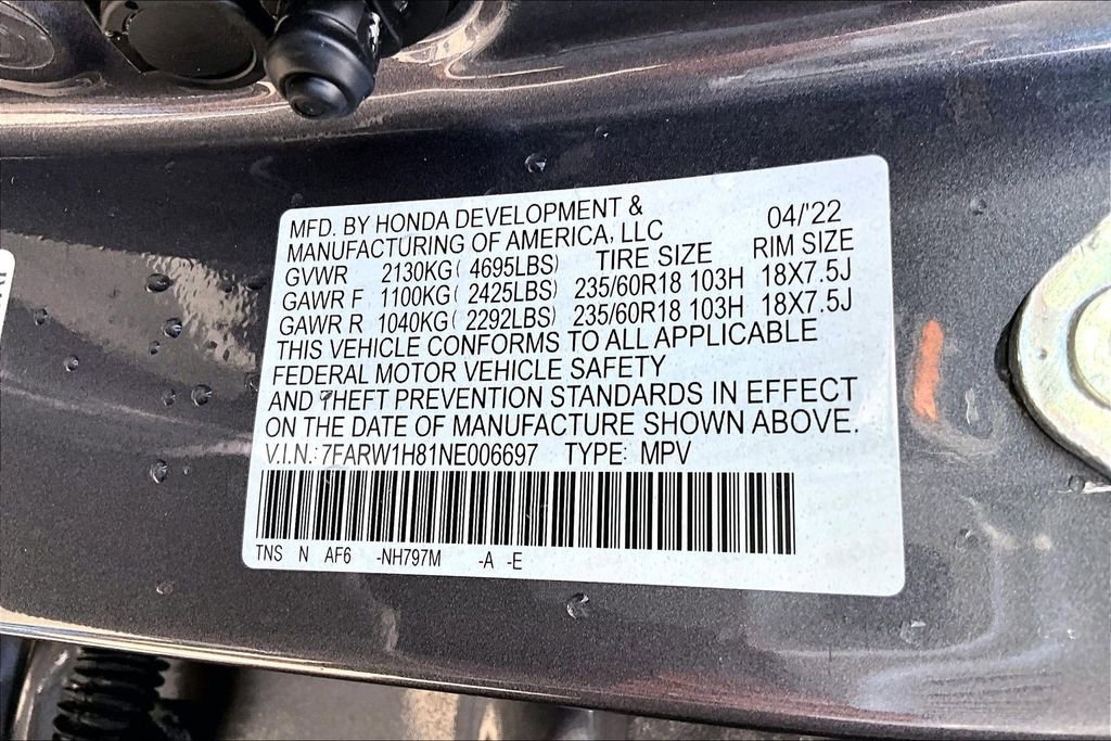 Certified 2022 Honda CR-V EX-L image 14