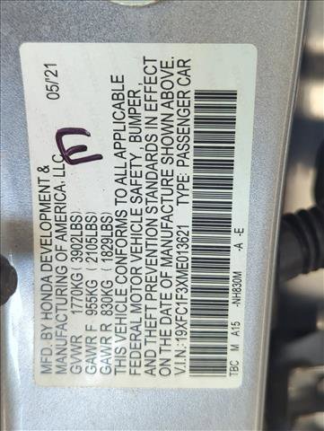 Used 2021 Honda Civic EX image 29